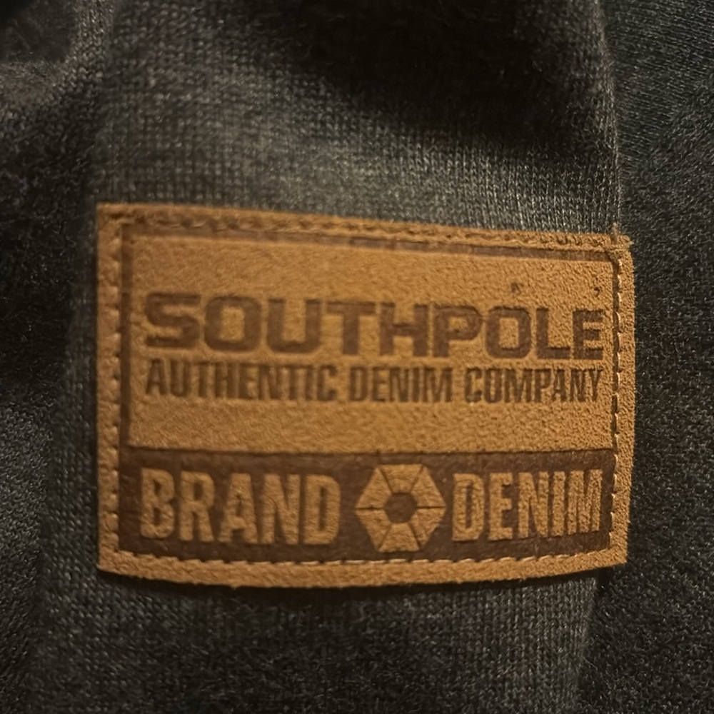 South Pole Charcoal Men's Hoodie New